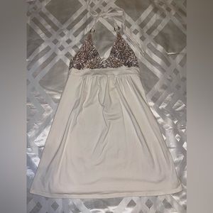 Victoria secret white bra top dress